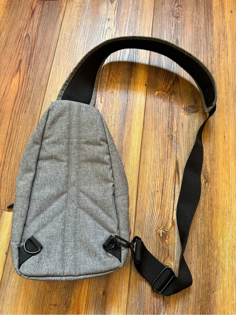 3/$15. Peak Gear Grey Sling Crossbody Bag
